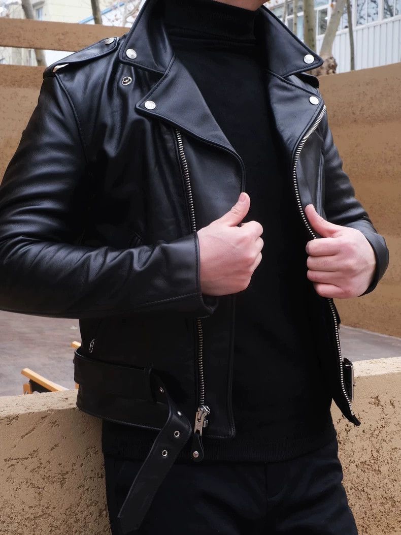 Schott Schott Men's leather jacket Size US S / EU 44-46 / 1 - 3 Thumbnail