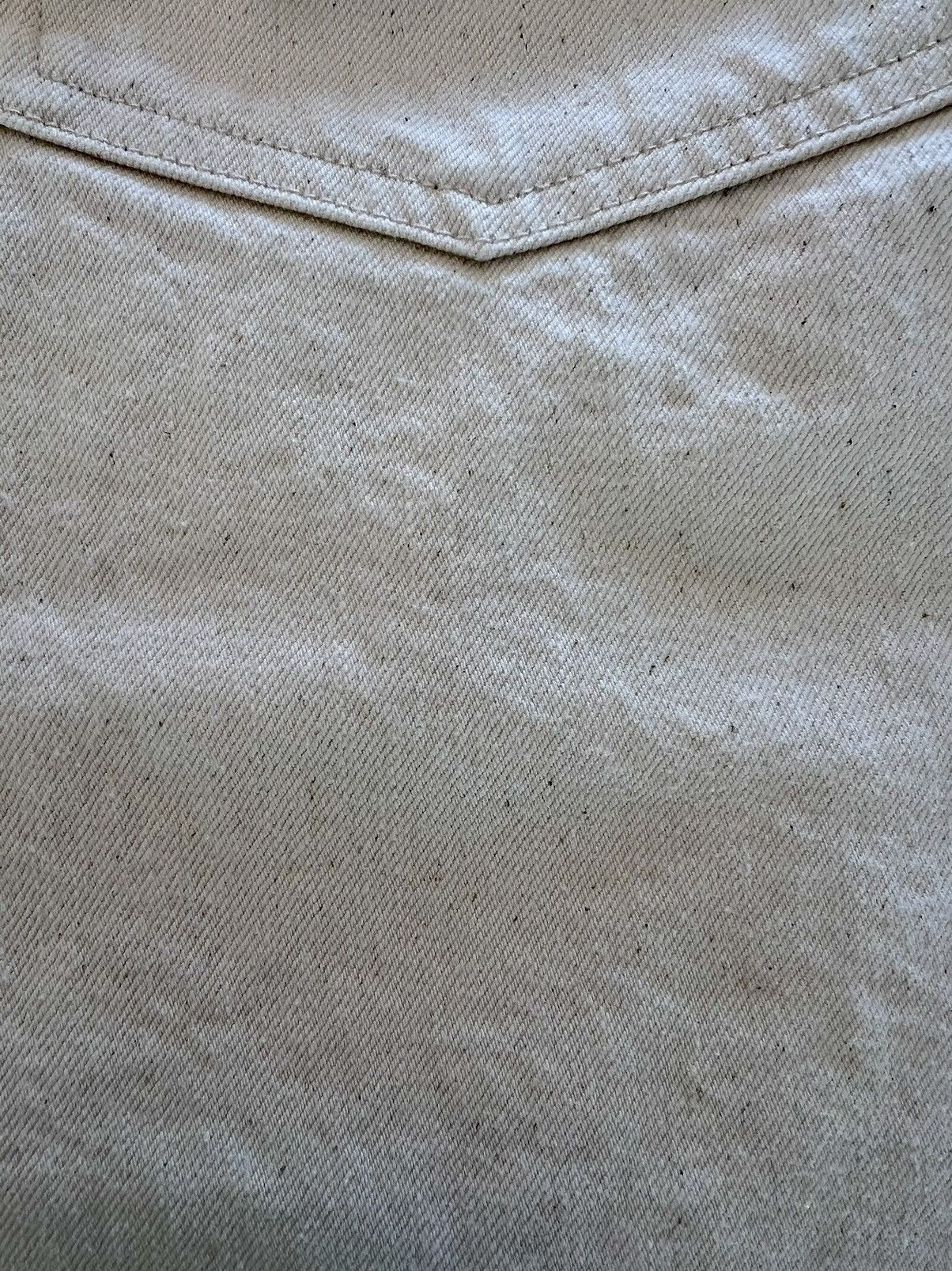 Jil Sander New JIL SANDER Japanese Selvedge Wide Denim Off White Jeans Size US 29 - 14 Thumbnail