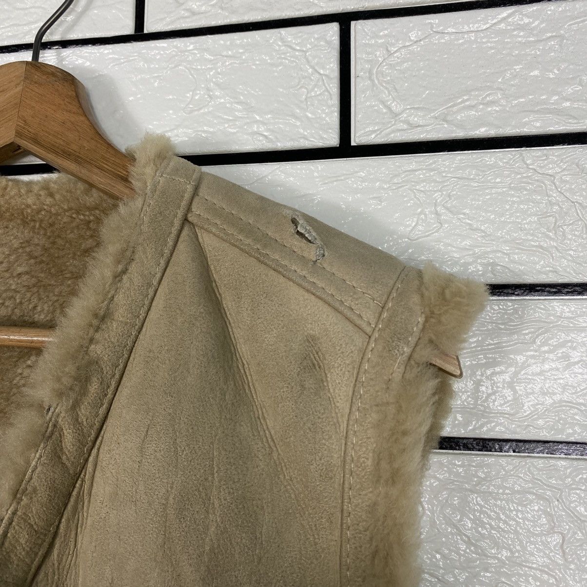 Japanese Brand 📌Vintage Blanket Shearling Leather Jacket Issey Miyake Size US M / EU 48-50 / 2 - 9 Thumbnail