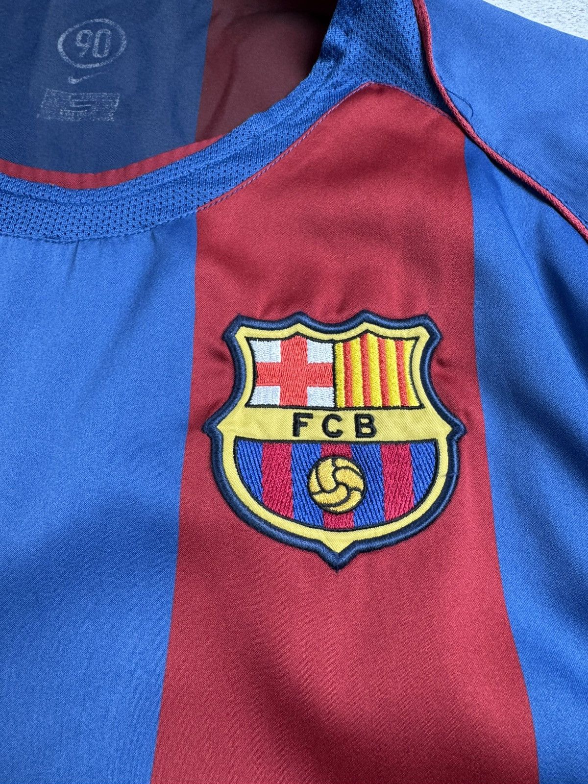 Nike BARCELONA 2004/2005/2006 Home Vintage Nike Soccer Football Football Shirt Jersey Size US S / EU 44-46 / 1 - 7 Thumbnail