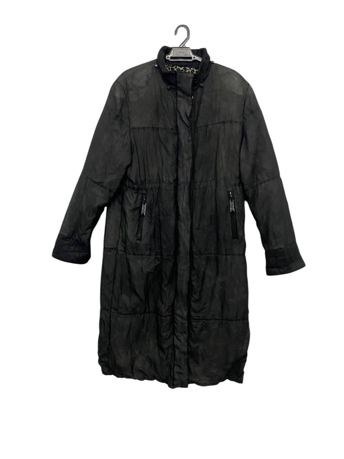 Balmain × Vintage BALMAIN PARIS LONG JACKET SILK SHEPARD INSIDE Size L / US 10 / IT 46 - 1 Thumbnail