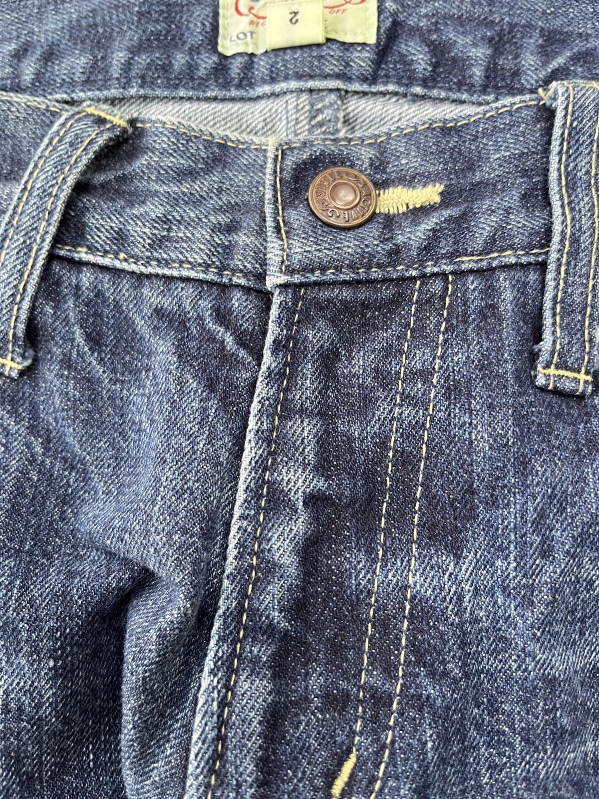 Hysteric Glamour Bric Brac Junya Watanabe Style Distressed Poem Jeans Pants Size US 30 / EU 46 - 5 Thumbnail