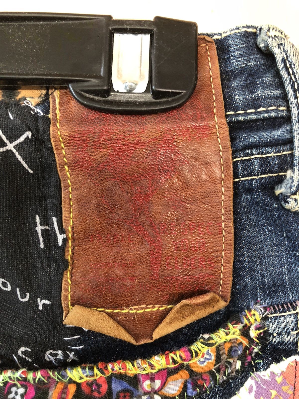 Japanese Brand × Kapital × Vintage Vintage KAPITAL Distressed Patchwork Custom Madez Size US 32 / EU 48 - 25 Thumbnail