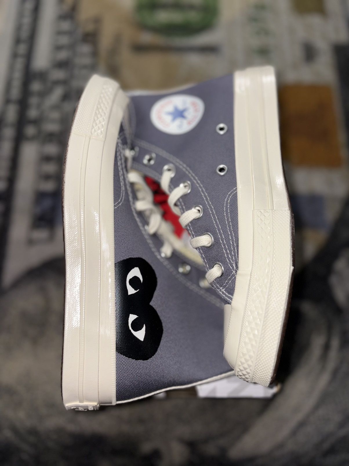 Comme des Garcons PLAY × Converse Converse Chuck Taylor All Star 70 High Comme Des Garcons Size US 7.5 / IT 37.5 - 1 Thumbnail