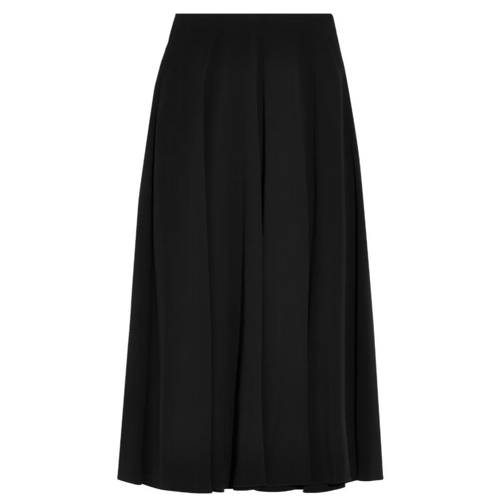 The Row Mara Stretch Crepe Skirt Black size US 2 Pockets Authentic Size 26" / US 2 / IT 38 - 1 Thumbnail
