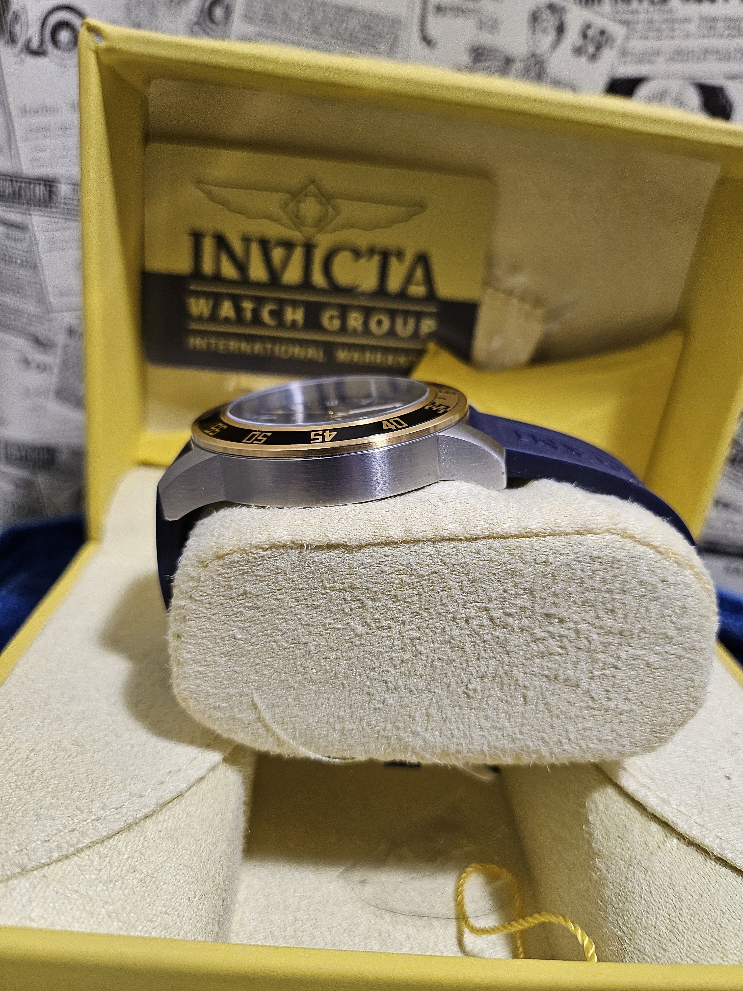 Invicta Invicta Specialty Men Blue Silicone Watch 12847 Size ONE SIZE - 4 Thumbnail