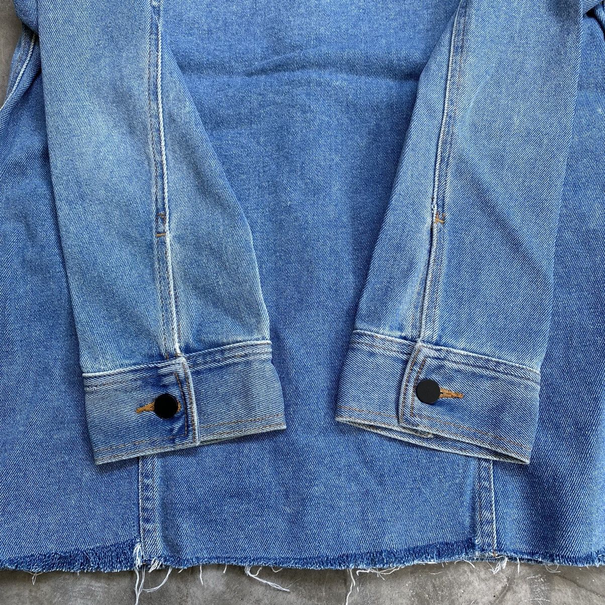 Alexander Wang 2000s Alexander Wang Riped Denim Jacket Size US L / EU 52-54 / 3 - 8 Thumbnail