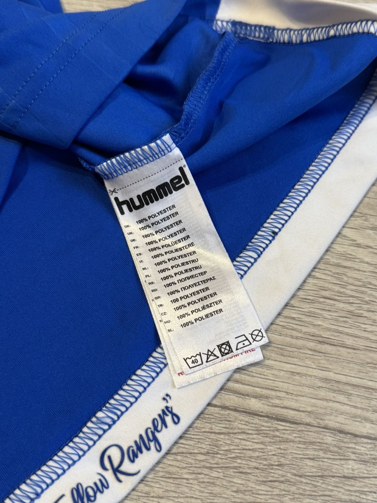 Hummel 🔷Hummel Glasgow Rangers 2019/20 Soccer jersey🔷 Size US S / EU 44-46 / 1 - 6 Thumbnail