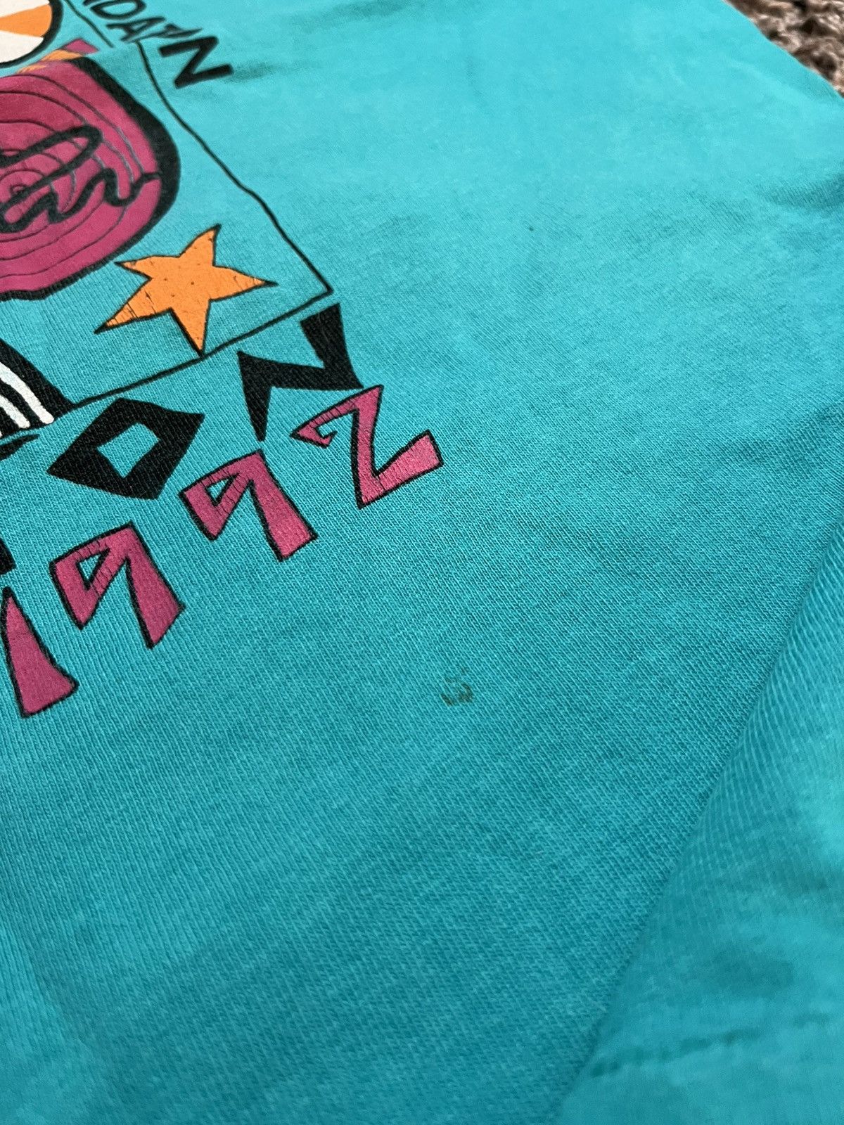 Vintage 90s Screen Stars London to Brighton Bike Ride T-Shirt Size US L / EU 52-54 / 3 - 4 Thumbnail