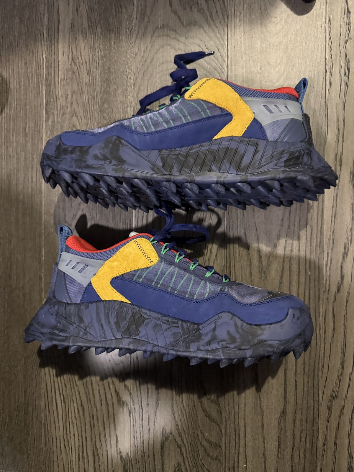 Off-White Off white odsy navy blue never worn Size US 12 / EU 45 - 2 Thumbnail