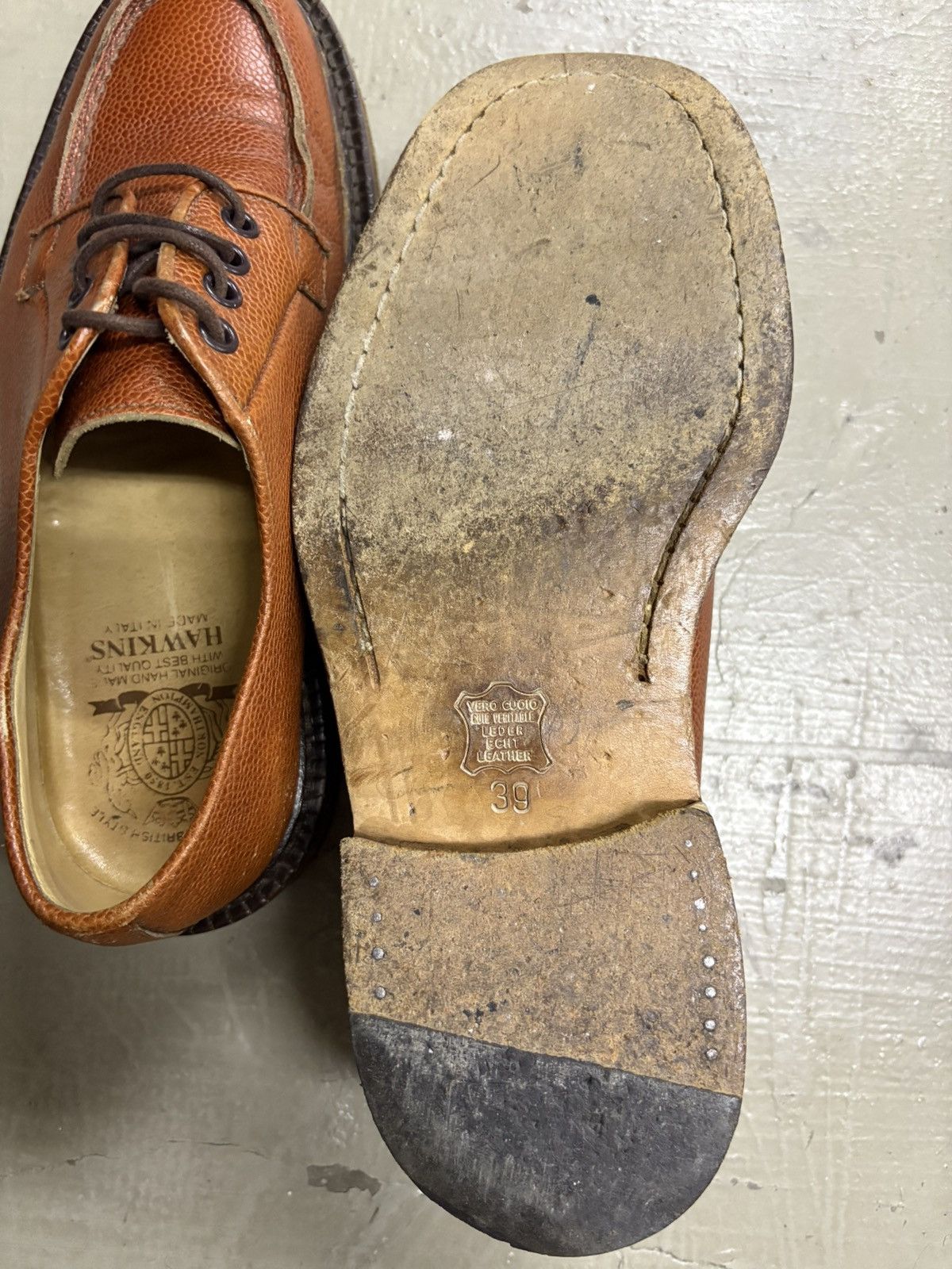 Tricker's Hawkins inspired by Tricker heath moc toe derby 6.5 UK Size US 7.5 / EU 40-41 - 5 Thumbnail