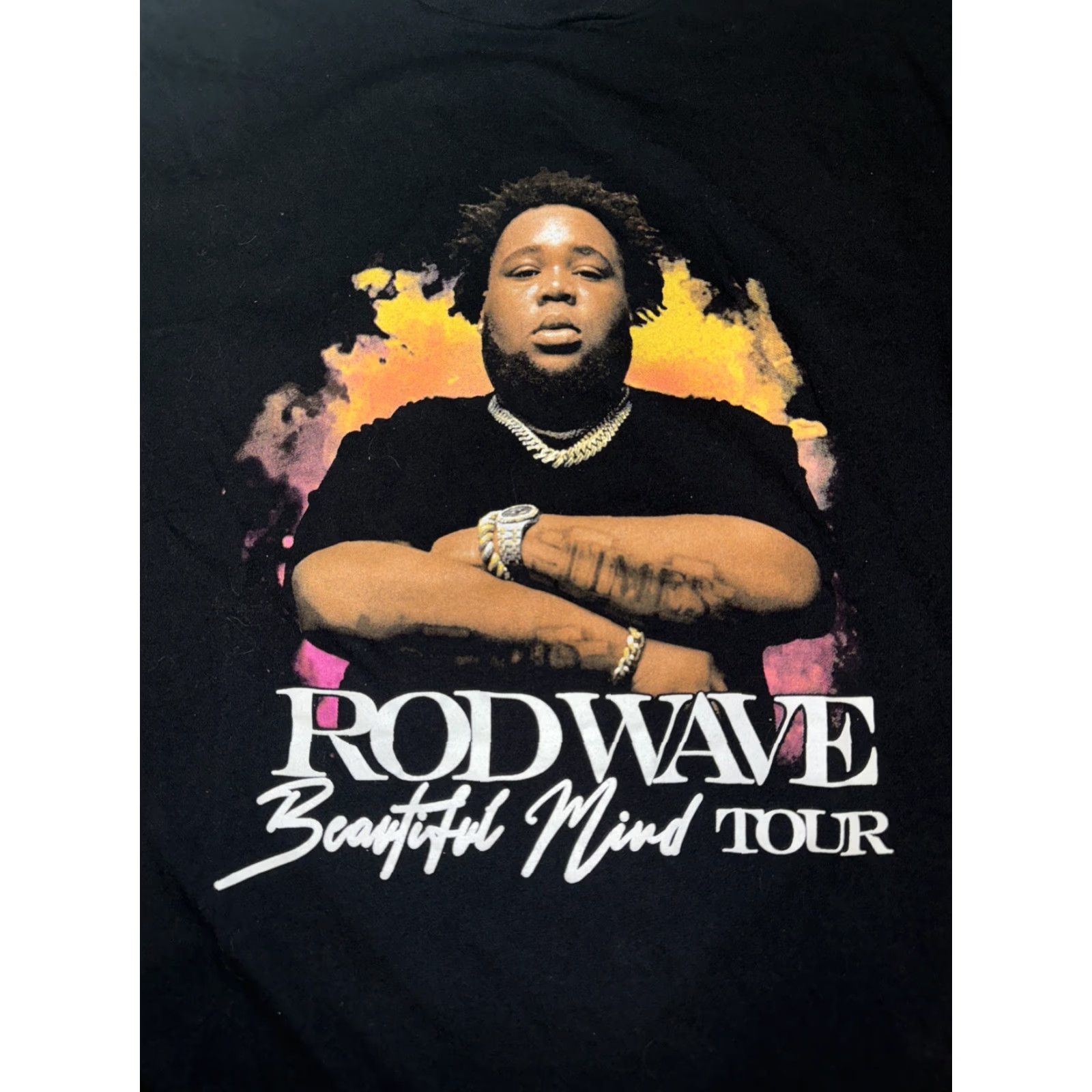 Vintage Rodwave T-Shirt Black XL 22x26 Tour Music Men Adults XX? Size US XL / EU 56 / 4 - 2 Thumbnail
