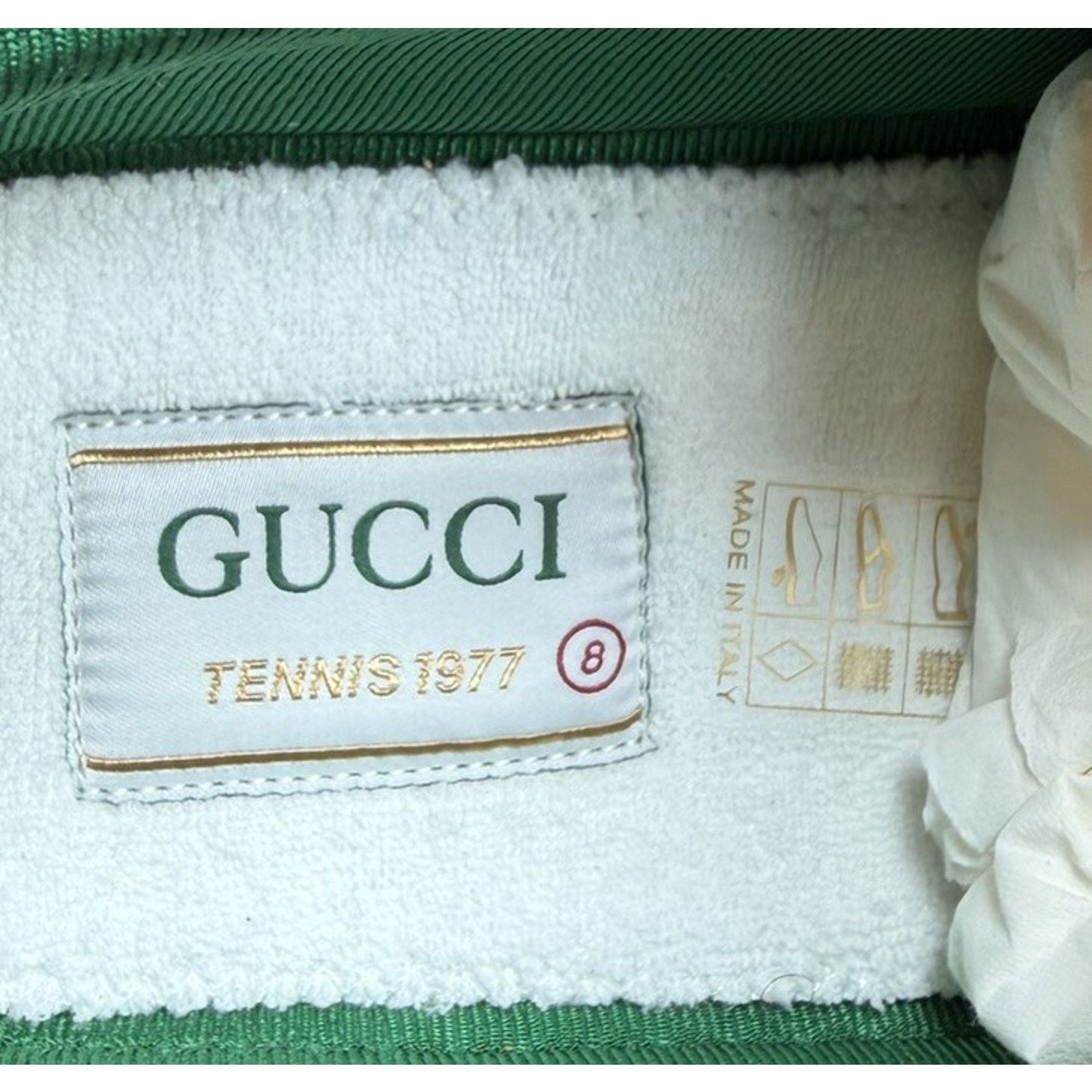 Gucci Size 8G/8.5US - Gucci Tennis 1977 Distressed NEW Size US 8.5 / EU 41-42 - 8 Thumbnail