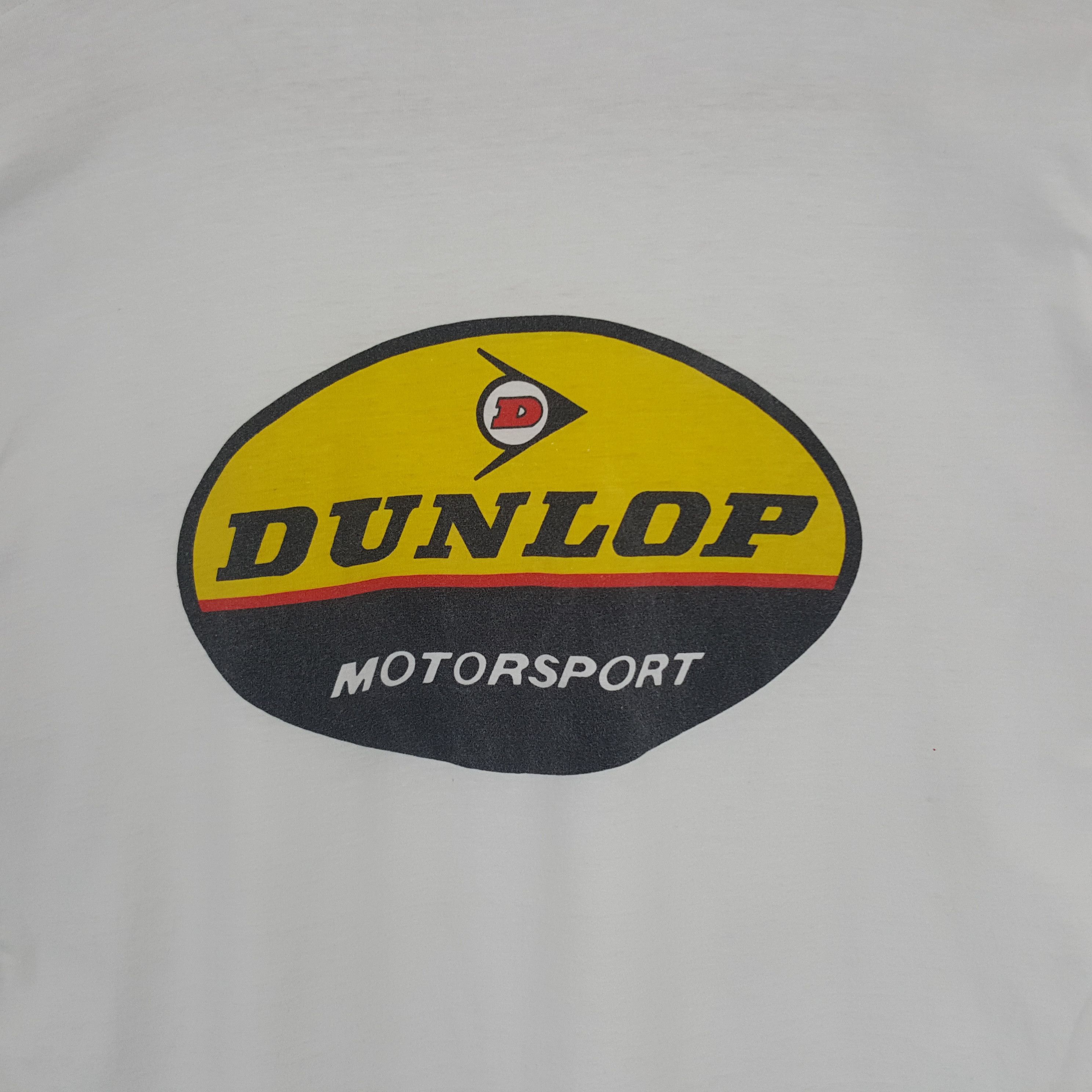 Dunlop × Vintage Vintage Dunlop Motorsport Racing Team Tshirt Size US M / EU 48-50 / 2 - 2 Thumbnail