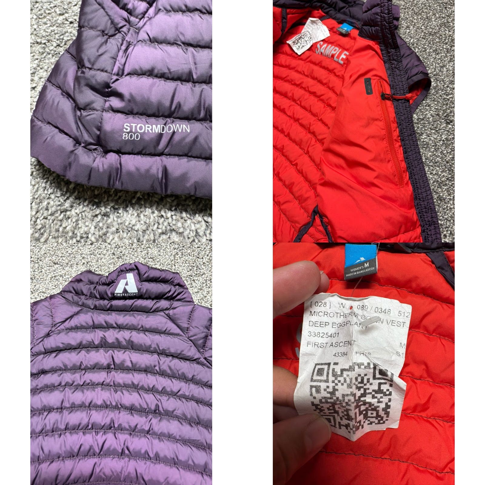 Eddie Bauer Eddie Bauer First Ascent Vest Womens Medium Stormdown 800 Goose Down Jacket Size M / US 6-8 / IT 42-44 - 8 Thumbnail