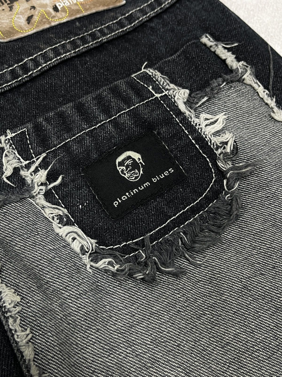Fubu Rare Vintage Platinum FUBU Muhammad Ali Baggy Jeans Big Logo Size US 38 / EU 54 - 5 Thumbnail