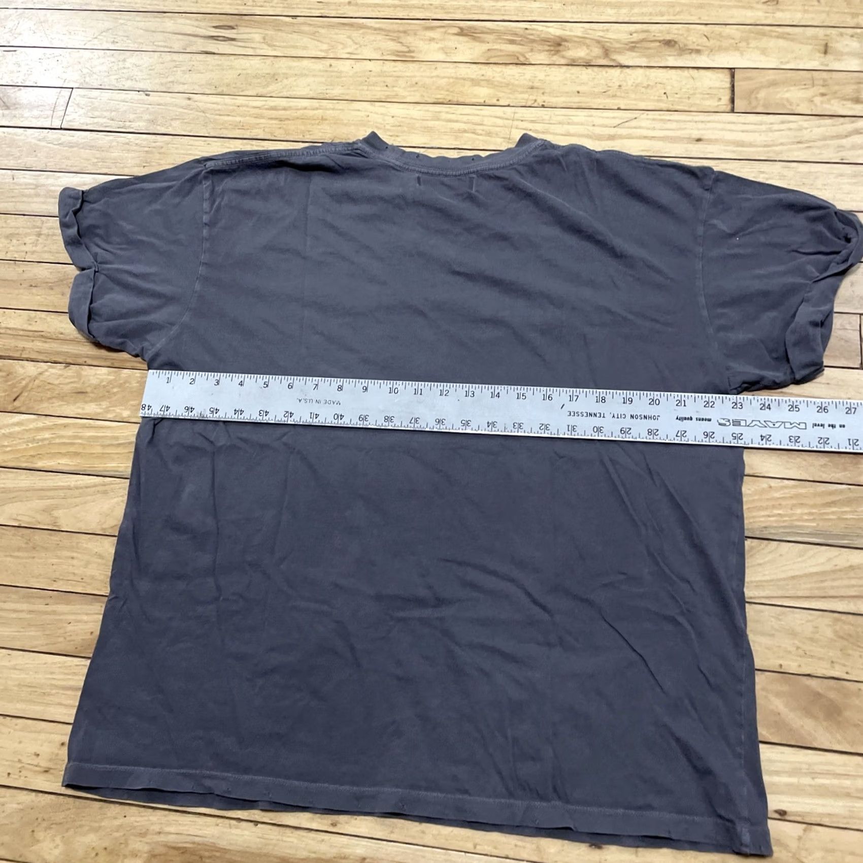 Vintage Girl Dangerous Leo Distressed Dark Astrology Gray T-Shirt Adult Large Regular Cotton Short Sleeve Crew Neck Pullover Basic Bohemian Hippie Size L / US 10 / IT 46 - 7 Thumbnail