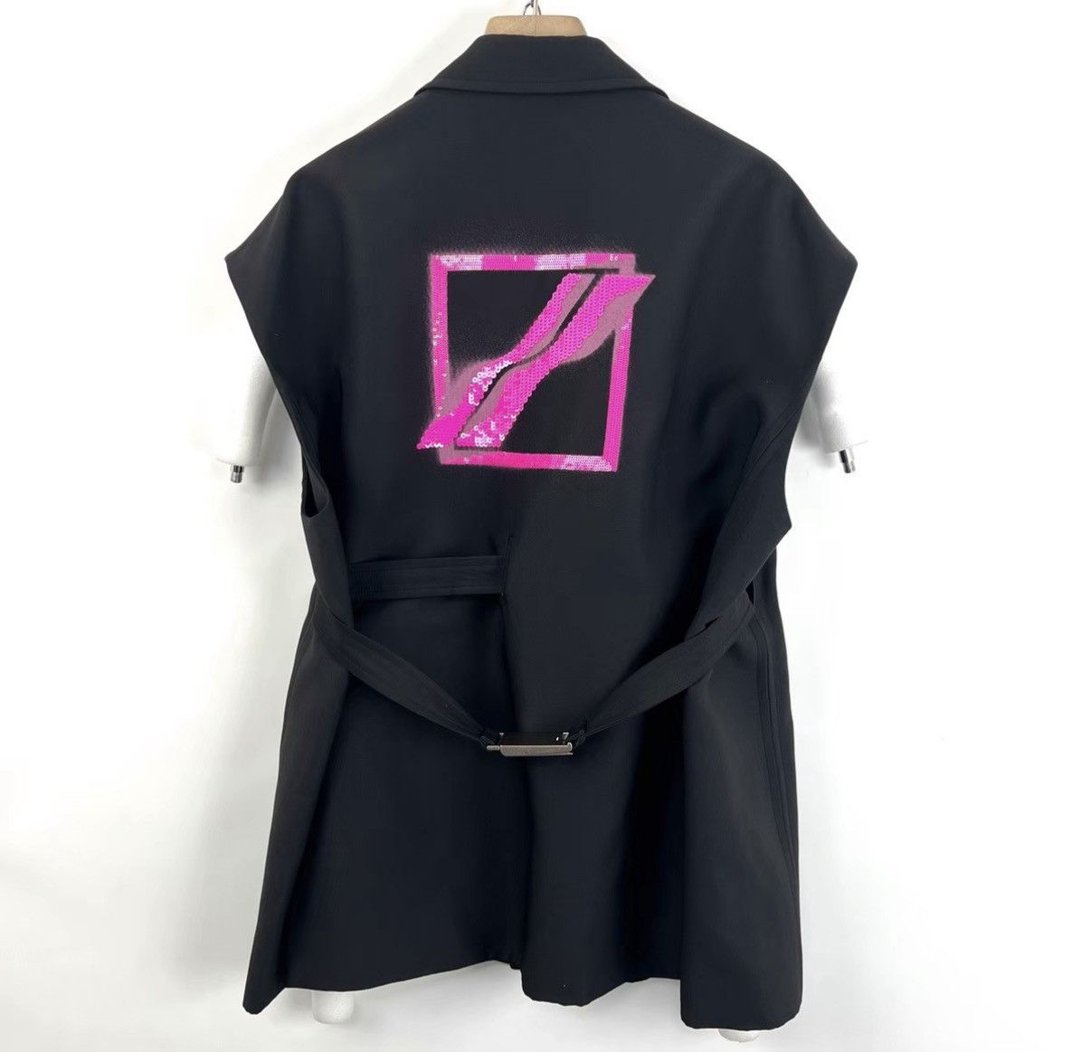 WE11DONE We11done Sequin Embroidered Vest Blazer K12 Size XS / US 0-2 / IT 36-38 - 2 Thumbnail