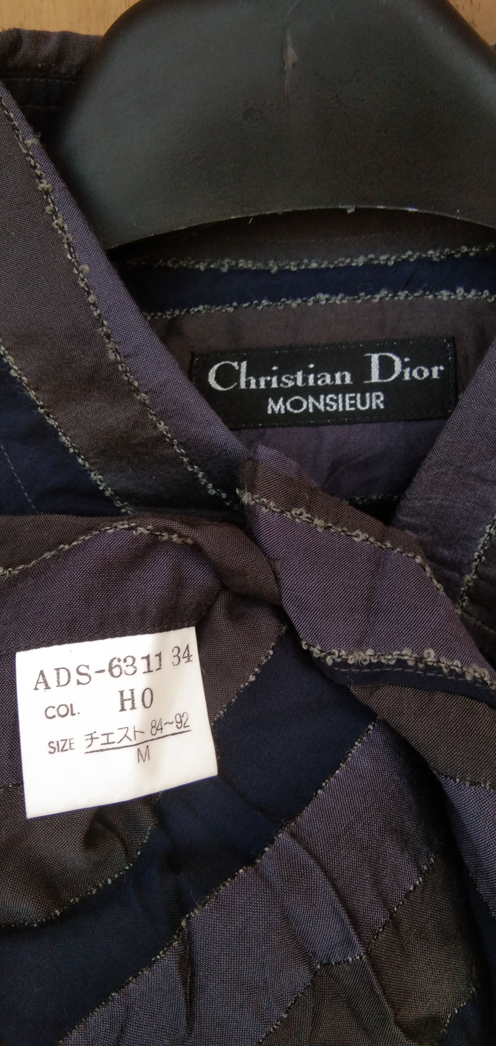 Christian Dior Monsieur Vtg Christian dior monsieur stripe button up shirt Size M / US 6-8 / IT 42-44 - 6 Thumbnail