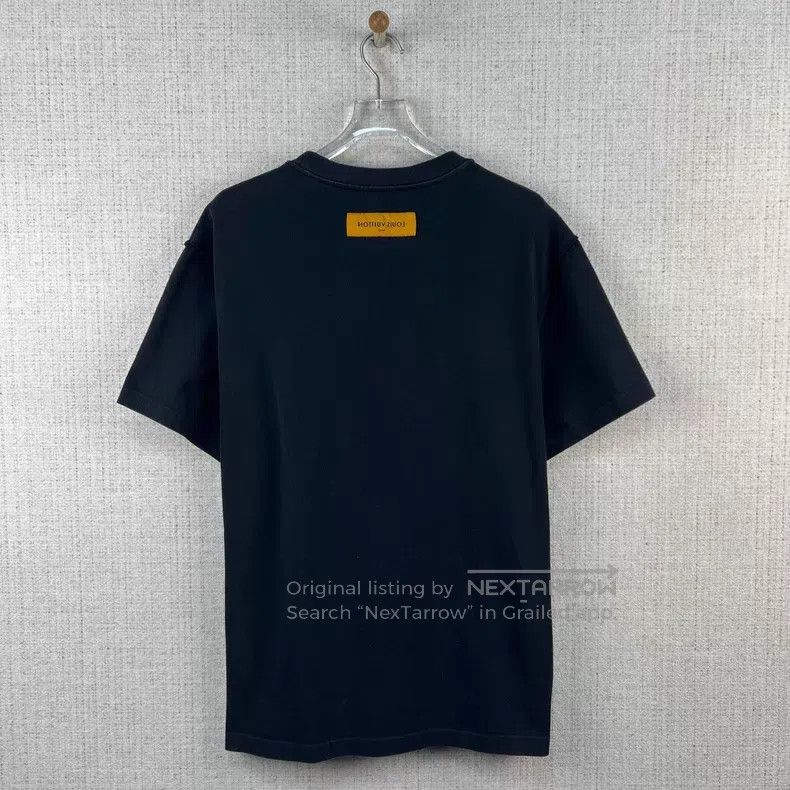 Louis Vuitton Louis Vuitton Solid cut-out logo pocket crew neck short sl Size US XXL / EU 58 / 5 - 3 Thumbnail