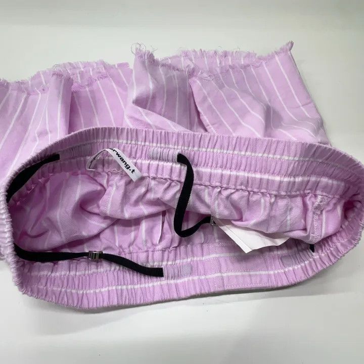 Alexander Wang Alexander Wang SS23 Logo Striped Shorts with Crystals - Size 23" - 6 Thumbnail