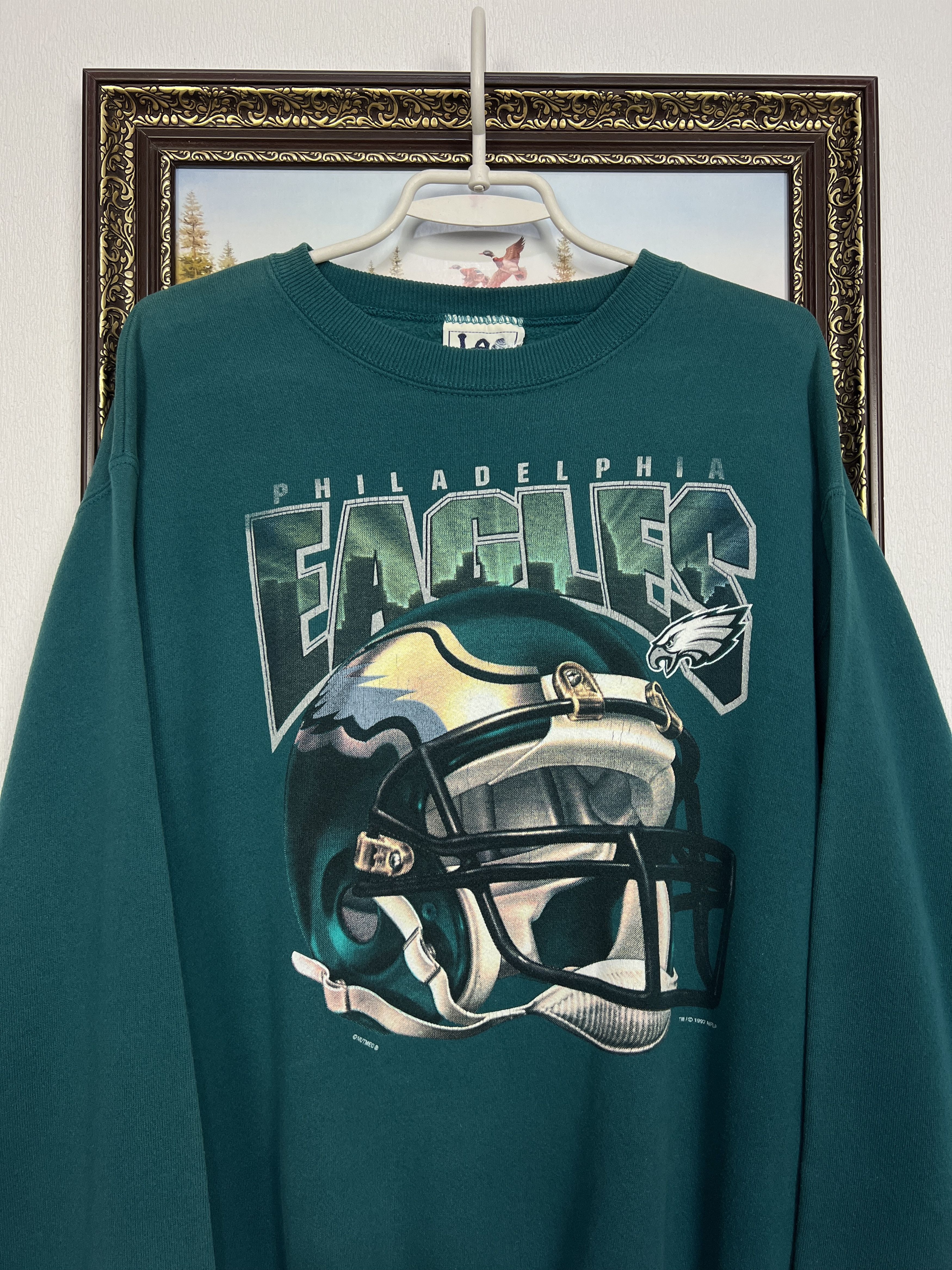 Lee Philadelphia Eagles NFL Sweatshirt Crewneck Over Print Size US XL / EU 56 / 4 - 2 Thumbnail