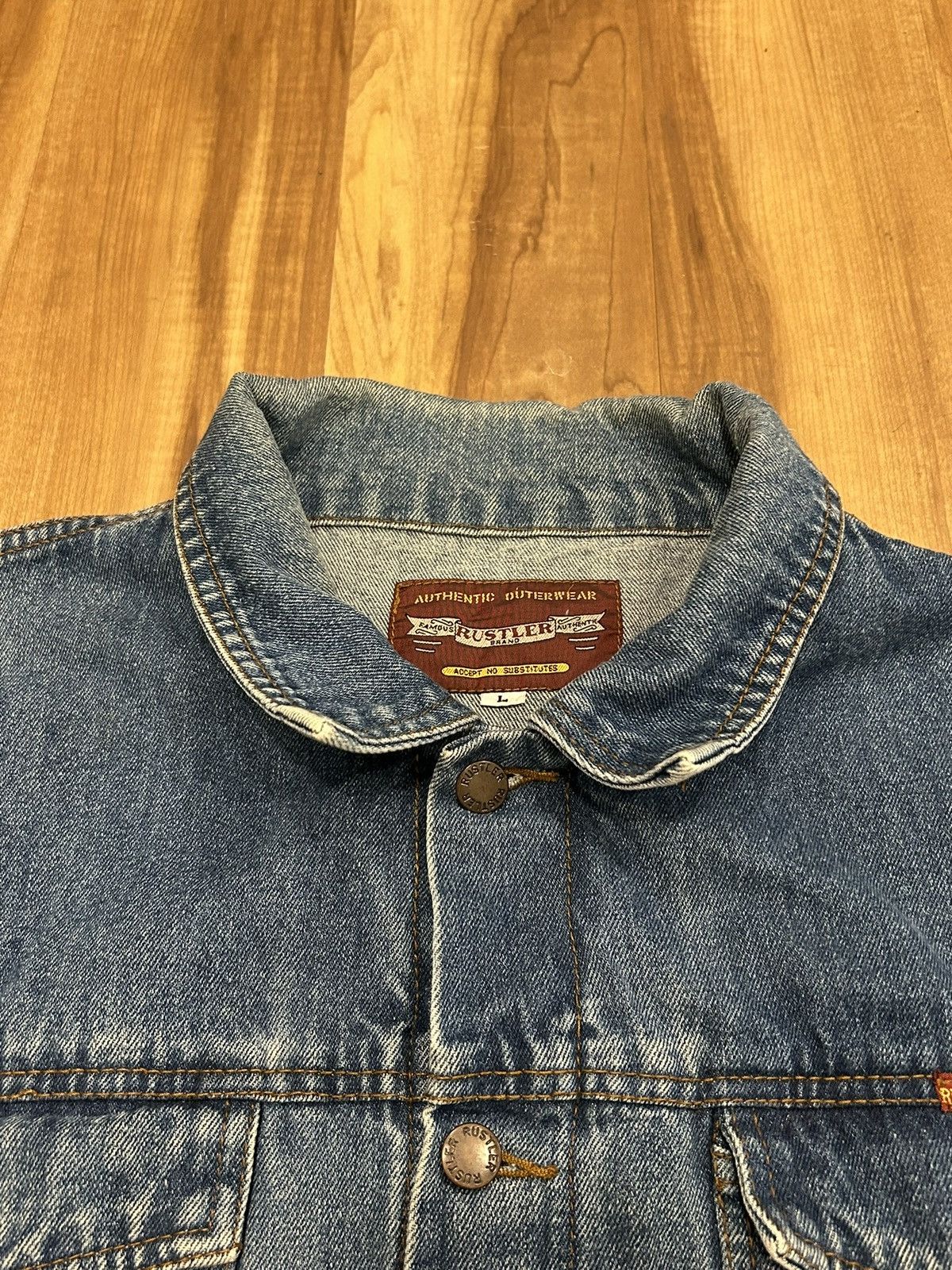 Rustler Rustler Denim Jean Jacket Size US L / EU 52-54 / 3 - 2 Thumbnail