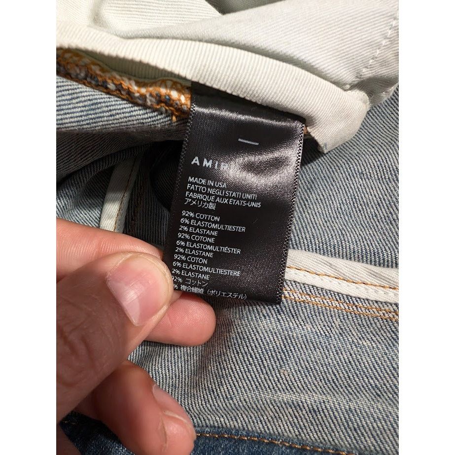 Amiri o1rshd1 Silk PJ Thrasher Jean in Clay Indigo Size US 32 / EU 48 - 20 Thumbnail