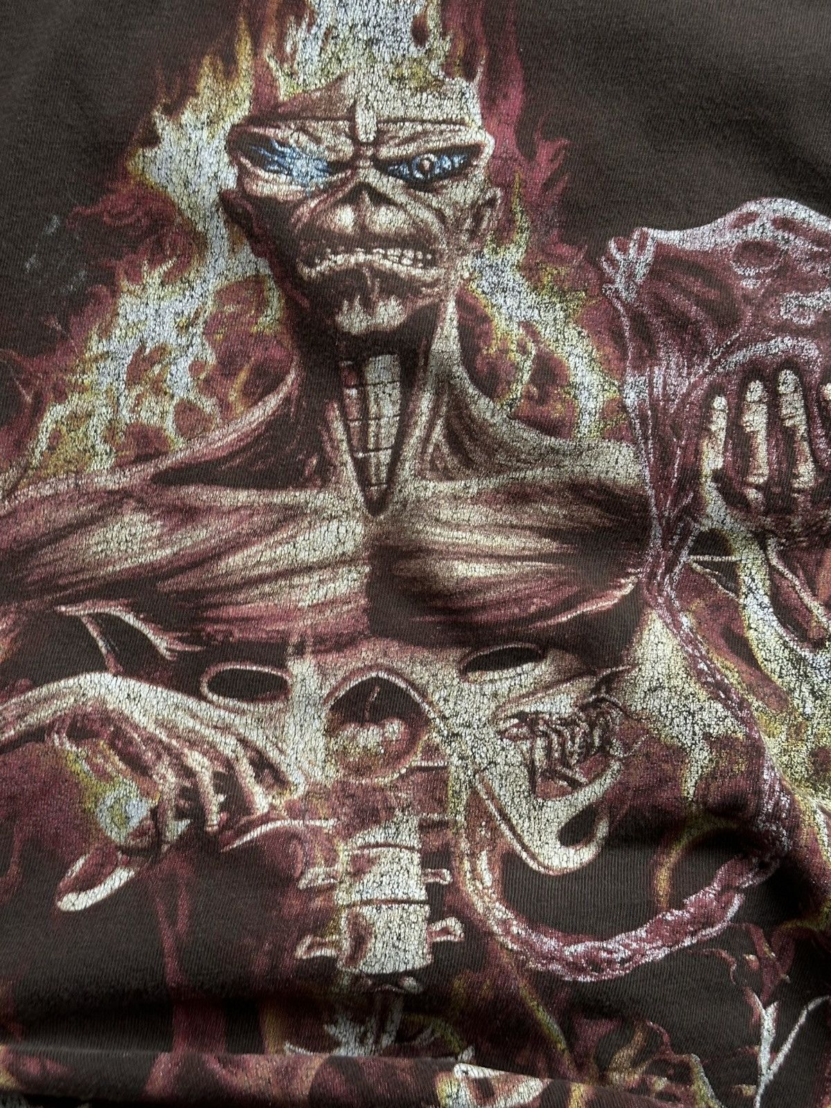 Gildan 🫧 IRON MAIDEN SEVENTH SON CONCERT TEE Size US XL / EU 56 / 4 - 9 Thumbnail