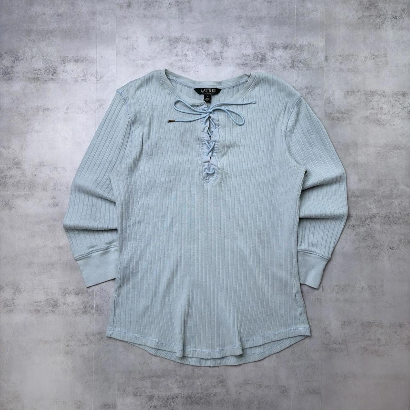 Lauren Ralph Lauren Y2K Lauren Ralph Lauren Grunge Lace Up Women’s Top Size M / US 6-8 / IT 42-44 - 1 Thumbnail