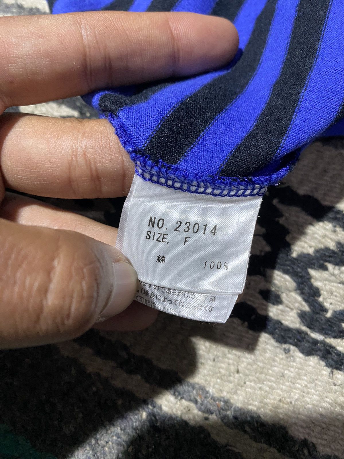 If Six Was Nine 2000s Algonsquin - Grunge Style Striped Longsleeve Size US S / EU 44-46 / 1 - 9 Thumbnail