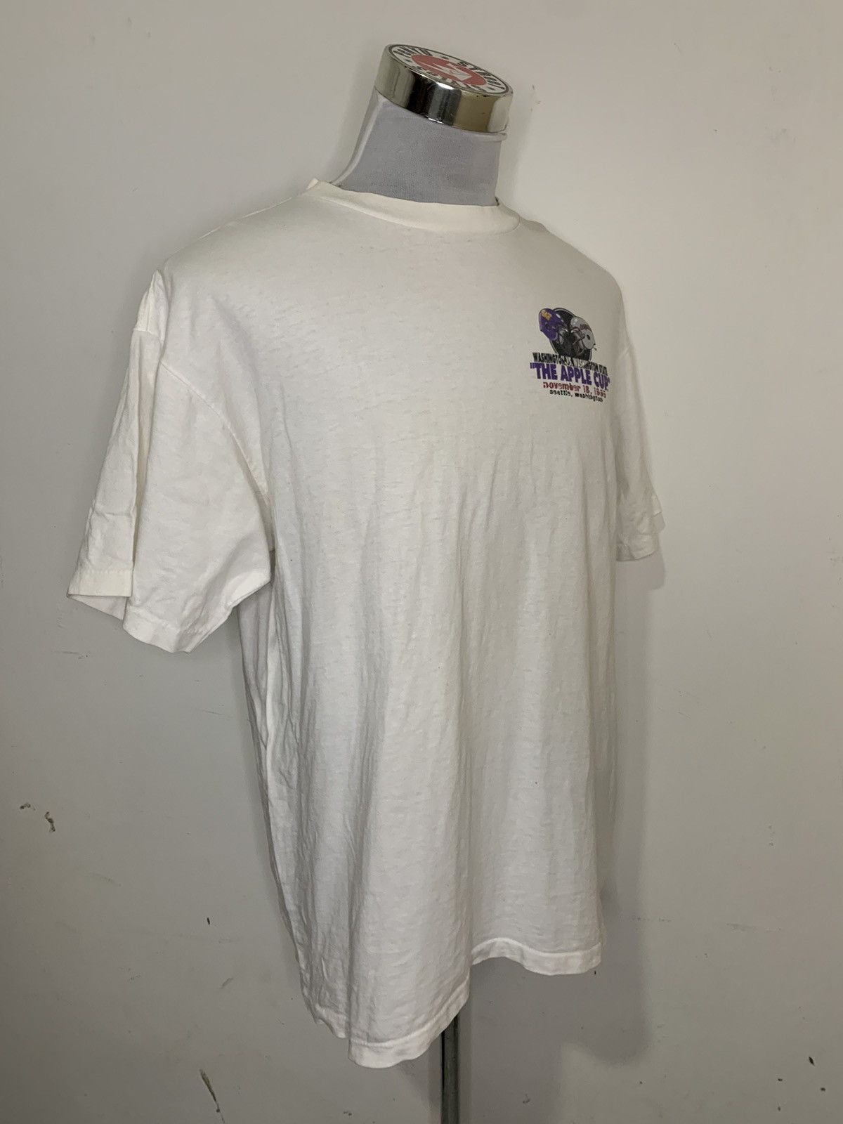 NCAA Vintage 1995 Apple Cup Washington state tshirt Size US XL / EU 56 / 4 - 5 Thumbnail
