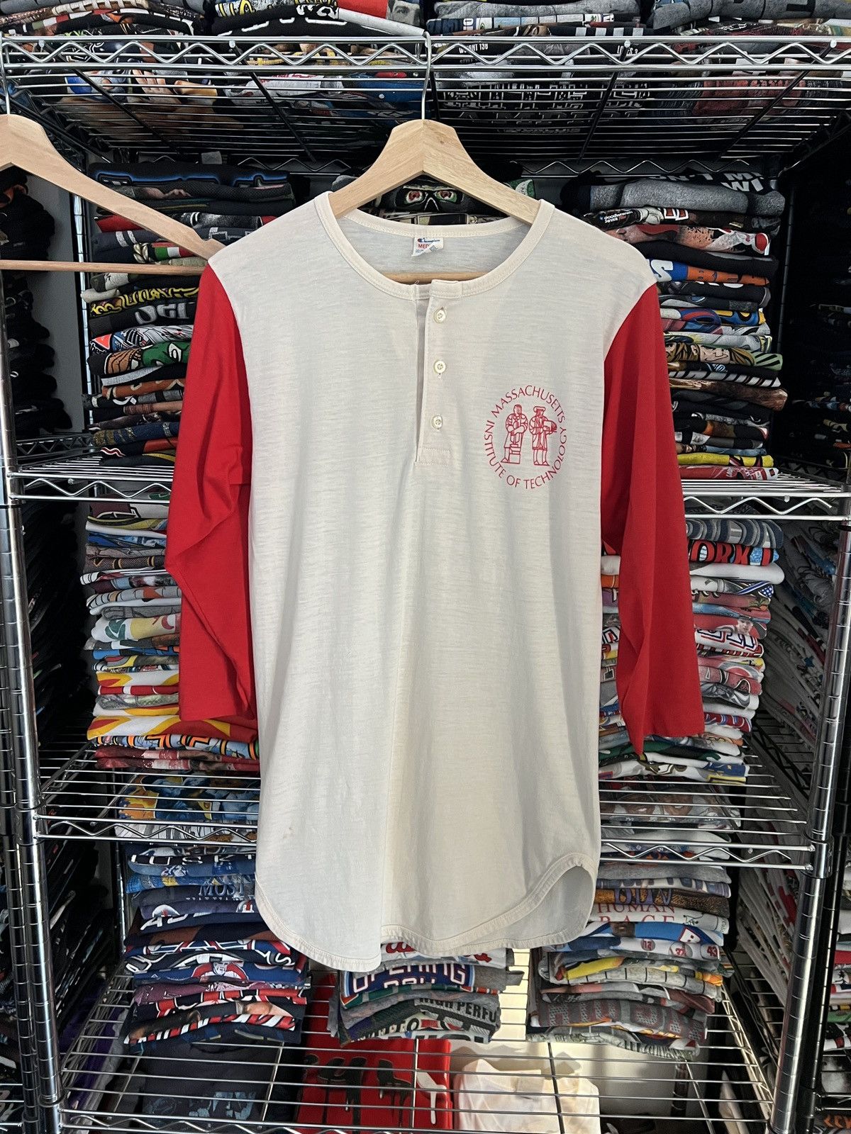 Champion 80s Massachusetts Institute of Technology Baseball Jersey Size US M / EU 48-50 / 2 - 1 Thumbnail