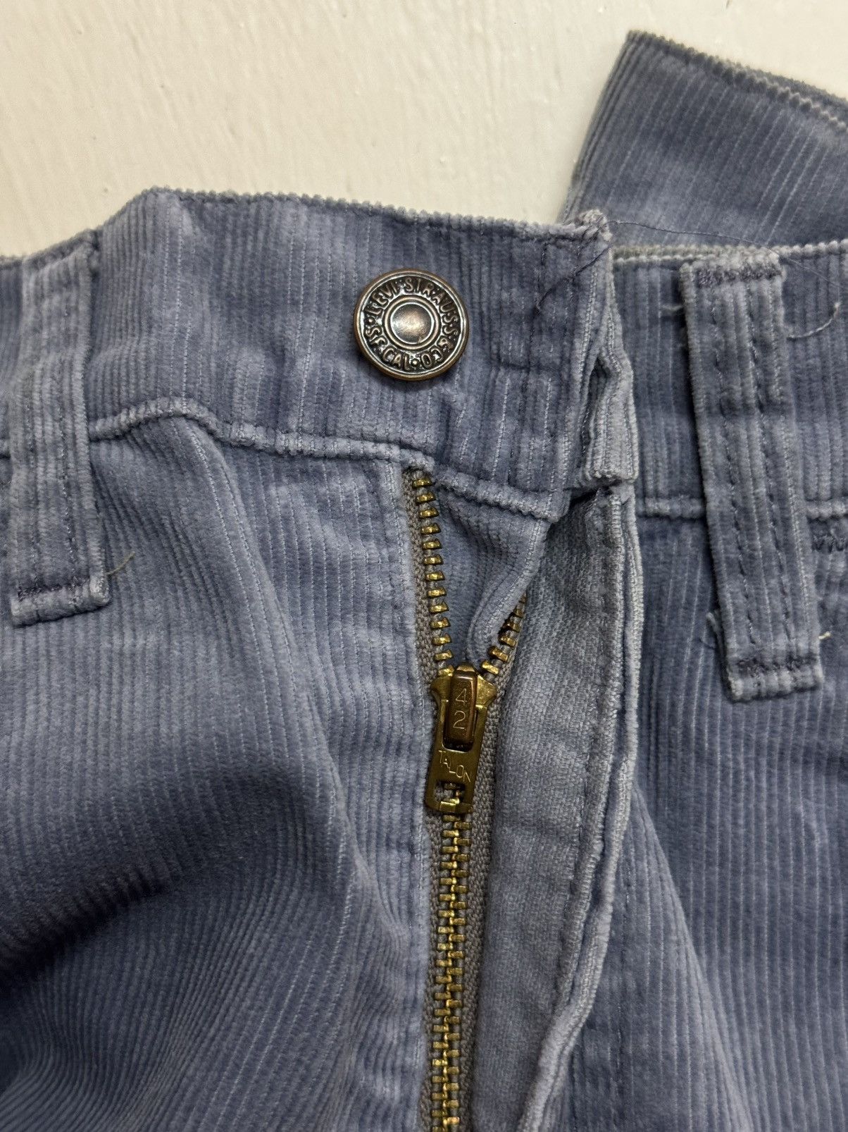 Levi's Vintage Clothing Vintage Levis Cudroy 70s Blue Size US 31 - 5 Thumbnail