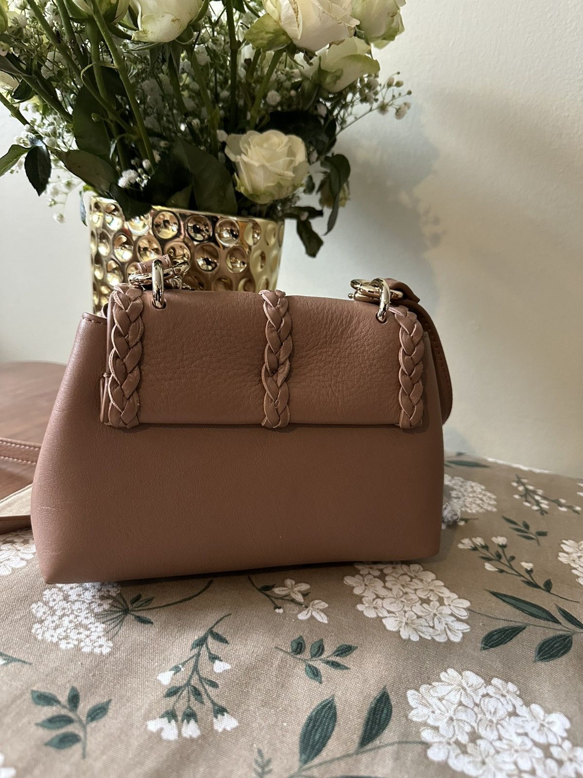 Chloe Chloe Elegant Tan Leather Handbag Size ONE SIZE - 5 Thumbnail