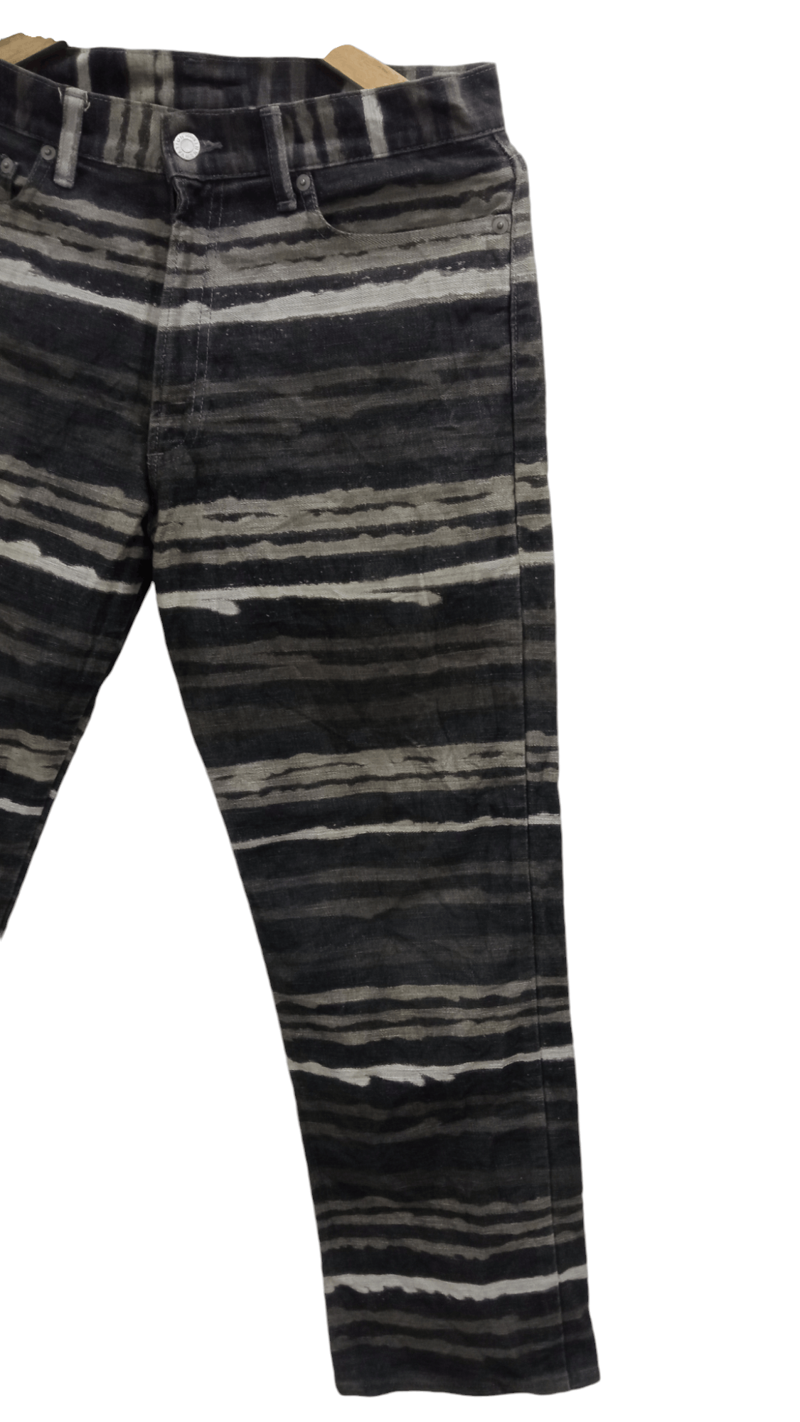 Japanese Brand × Vintage 🔥🔥Innervation Striped Pants Denim Size US 32 / EU 48 - 3 Thumbnail