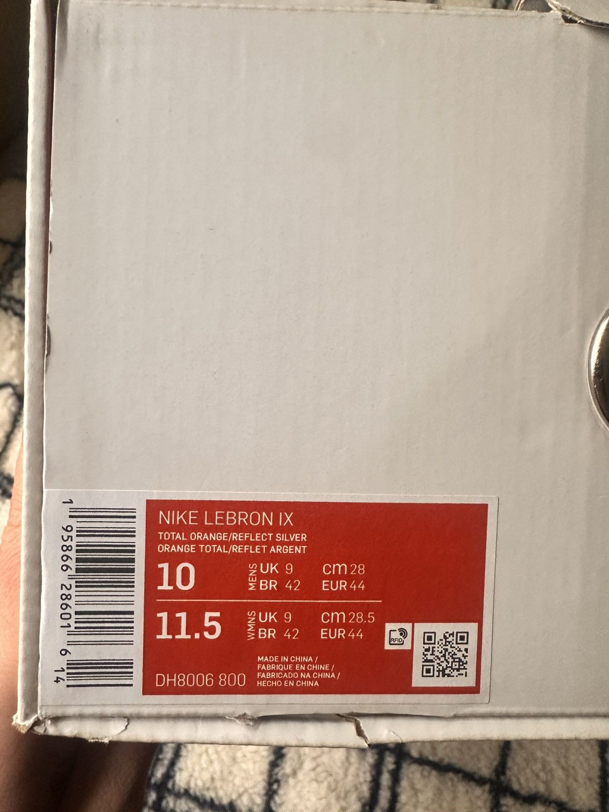 Jordan Brand × Nike × Sneaker Politics Nike LeBron IX Total Orange Size US 10 / EU 43 - 13 Thumbnail