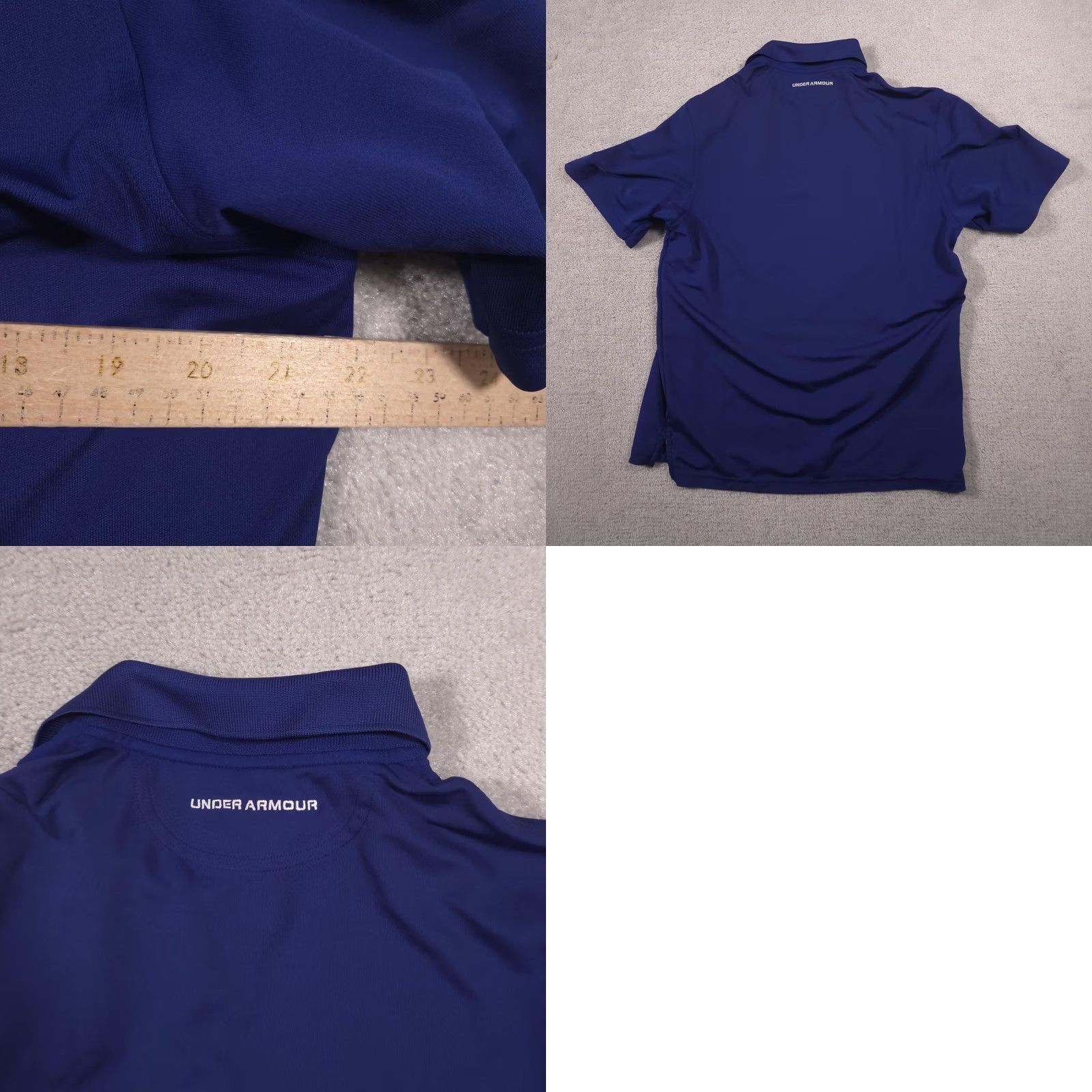 Under Armour Under Armour Polo Shirt Mens Large Blue Short Sleeve Golf Performance HeatGear Size US L / EU 52-54 / 3 - 8 Thumbnail