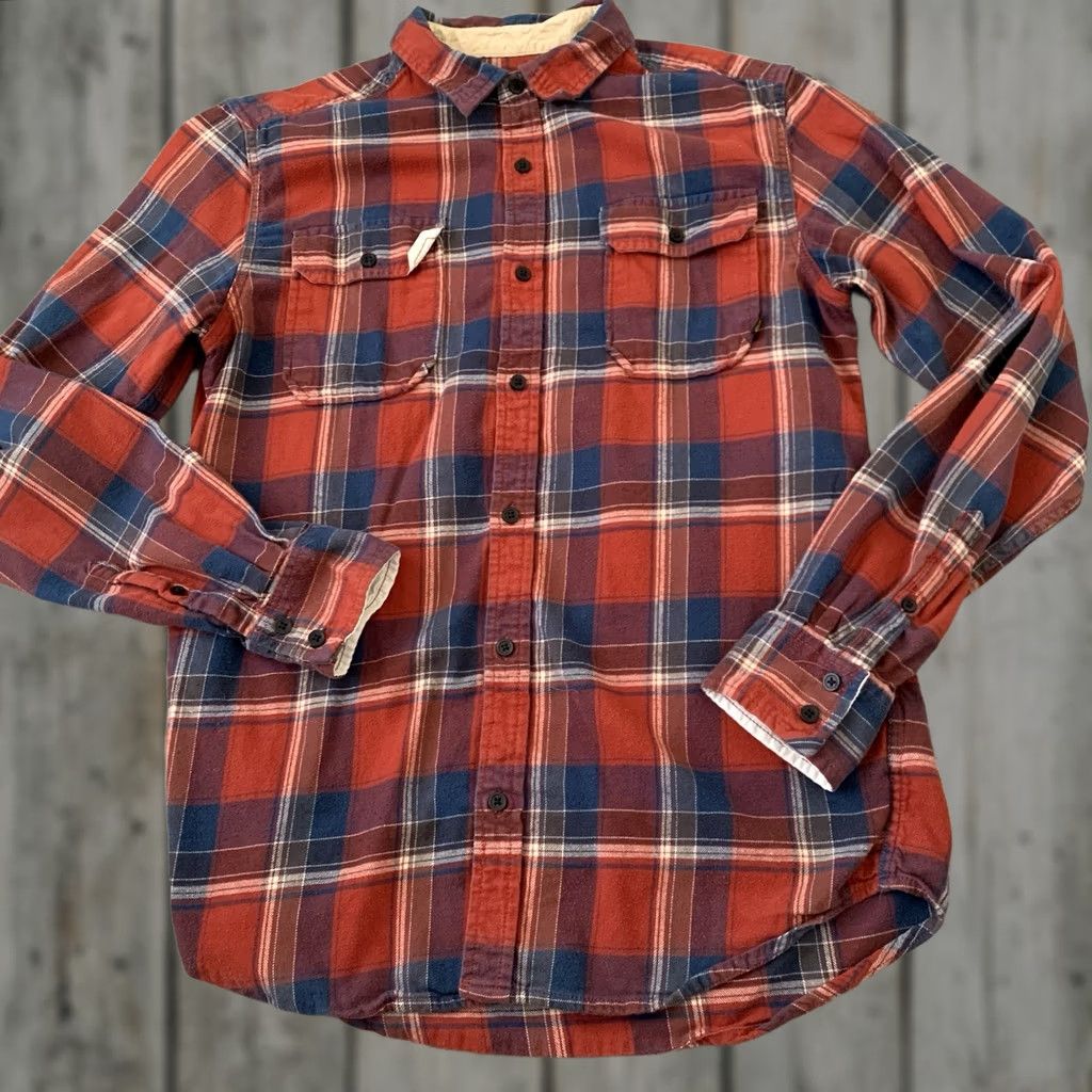 Burton Burton Flannel Shirt Mens Medium Flap Pockets Outdoors Snow Hiking Durable Size US M / EU 48-50 / 2 - 1 Thumbnail