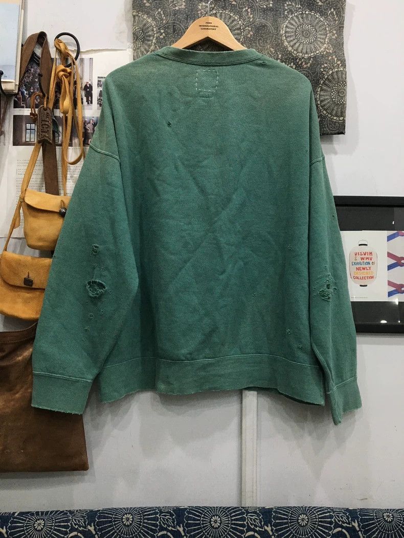 Visvim VISVIM 21SS AMPLUS CREW L/S CRASH exhibition limited damage Size US M / EU 48-50 / 2 - 2 Thumbnail