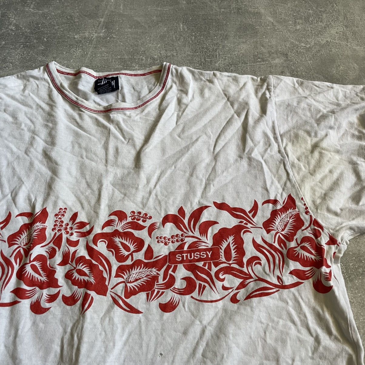 Stussy Vintage 90s Stussy Leilow Hawaii Chapter USA flowers tribal Size US L / EU 52-54 / 3 - 2 Thumbnail