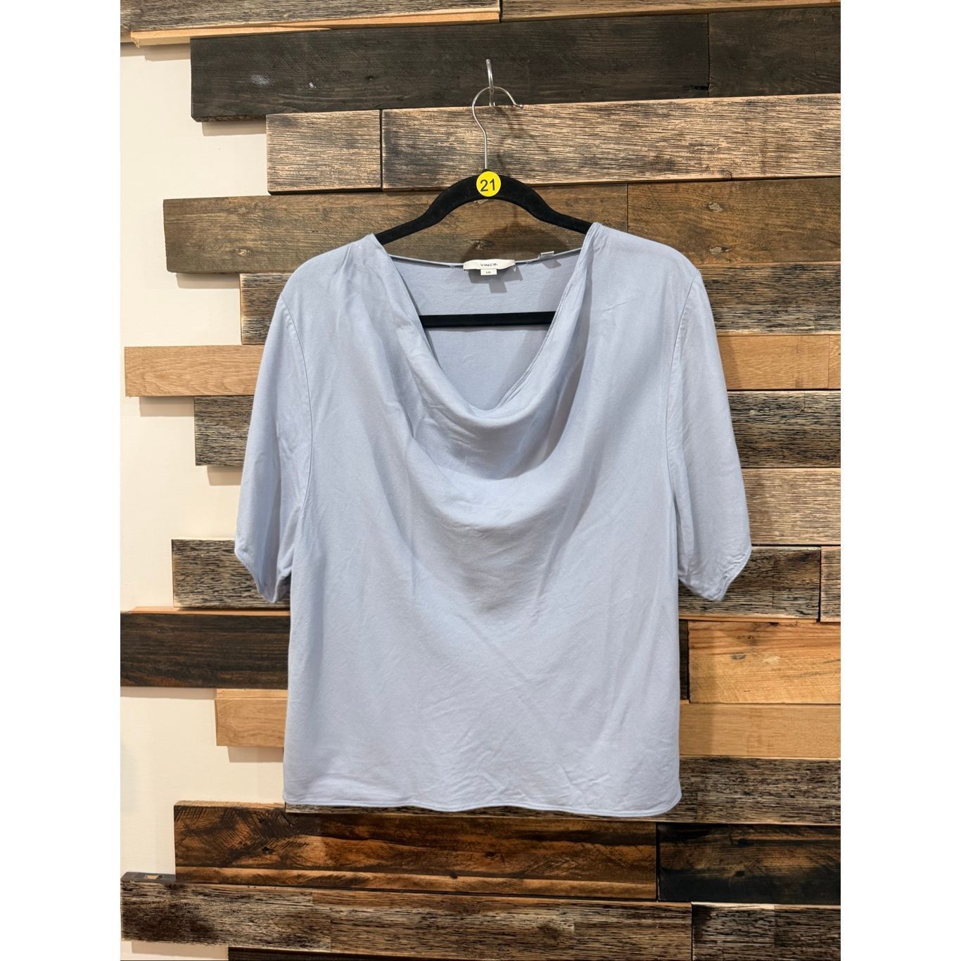 Vince VINCE Boxy Cowlneck Top sz Large Size L / US 10 / IT 46 - 2 Thumbnail