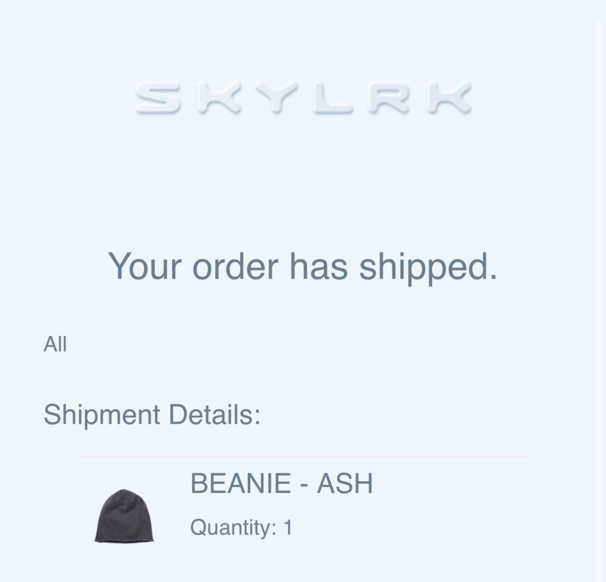 SKYLRK SKYLRK Ash Beanie Size ONE SIZE - 4 Thumbnail