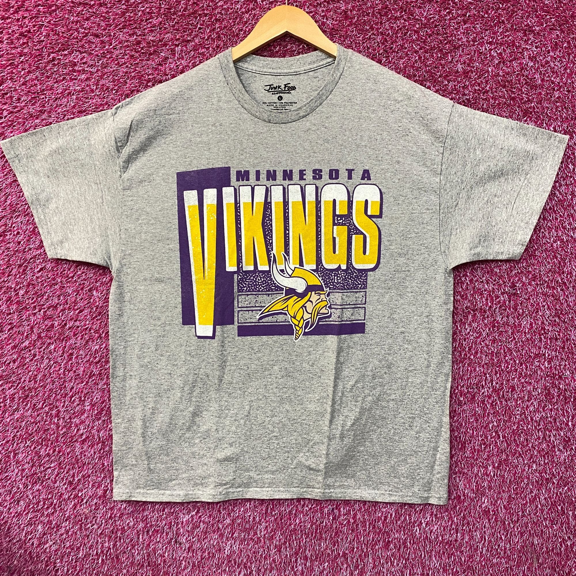 Junk Food Junk Food NFL Minnesota Vikings Logo Complete T-Shirt Large Size US L / EU 52-54 / 3 - 1 Thumbnail