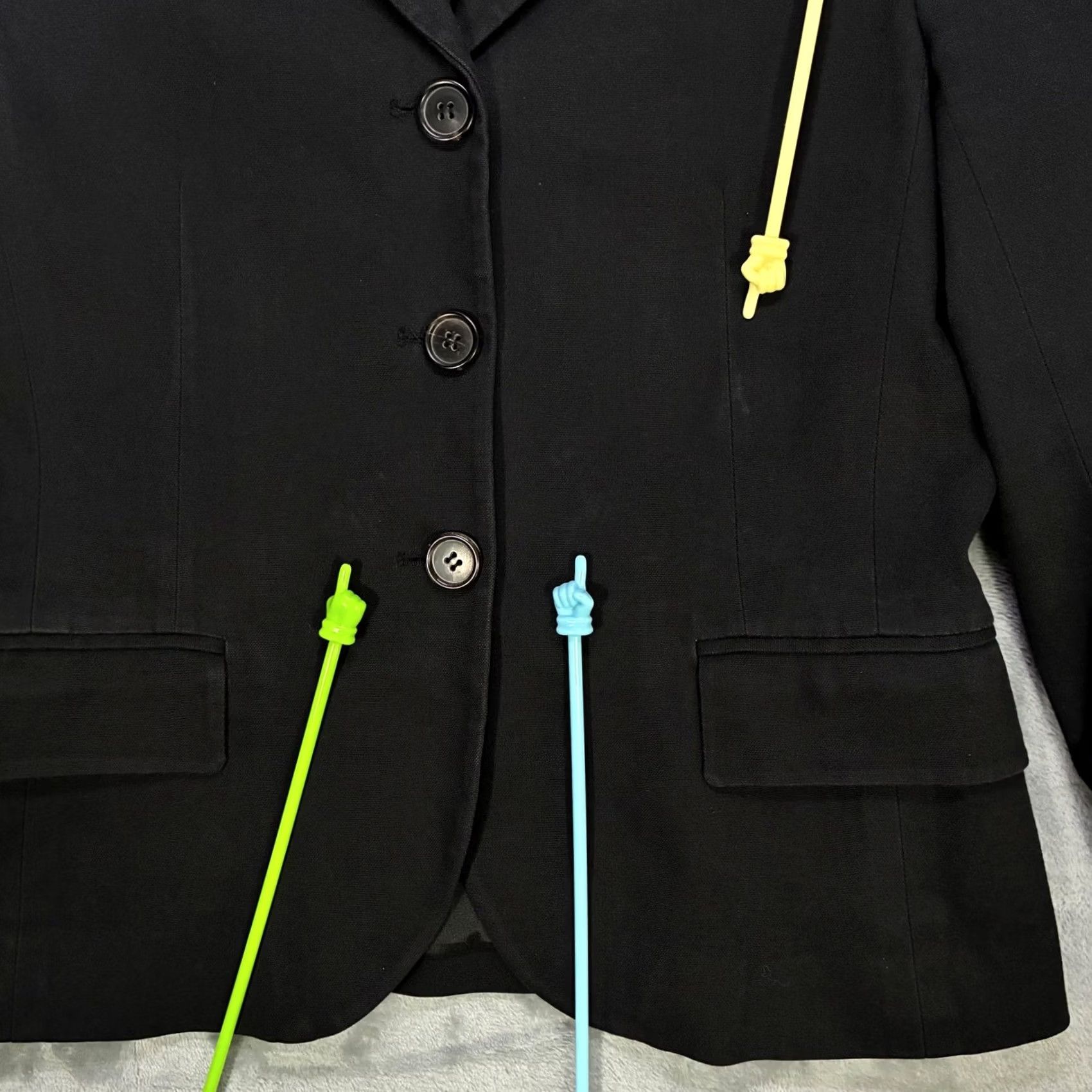 Theory Theory Black Single Breasted Blazer Jacket Womens Size 0 Size XS / US 0-2 / IT 36-38 - 4 Thumbnail
