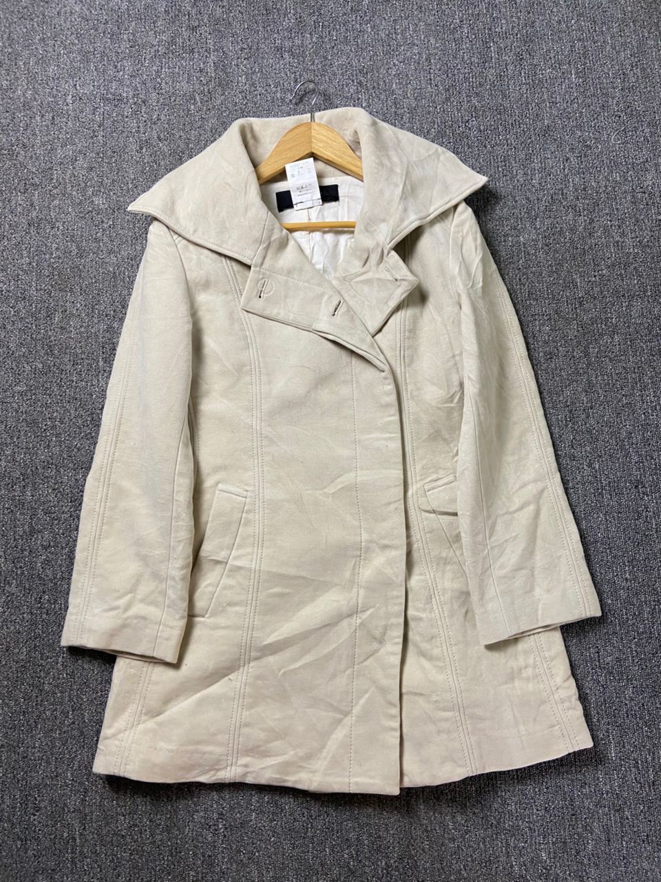 Japanese Brand Atsuro Tayama Double Breasted Trench Coat (193) Size US XXS / EU 40 - 1 Thumbnail