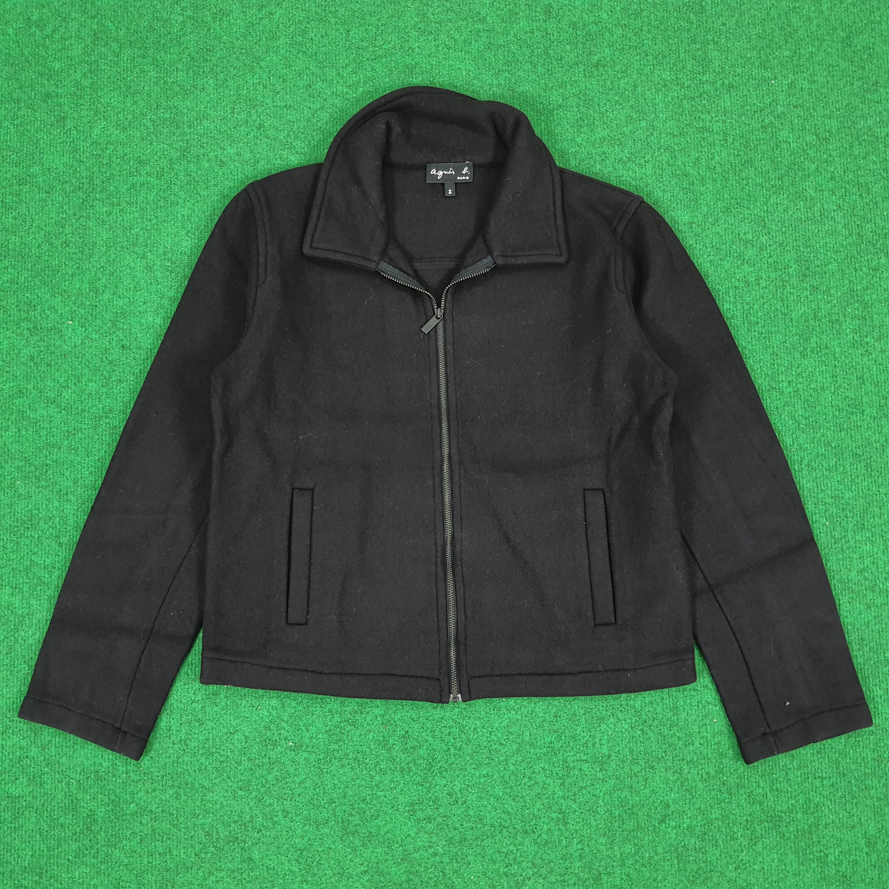 Designer × agnes b. Vintage Agnes b. Paris Zipper Sweaters Size S / US 4 / IT 40 - 1 Thumbnail
