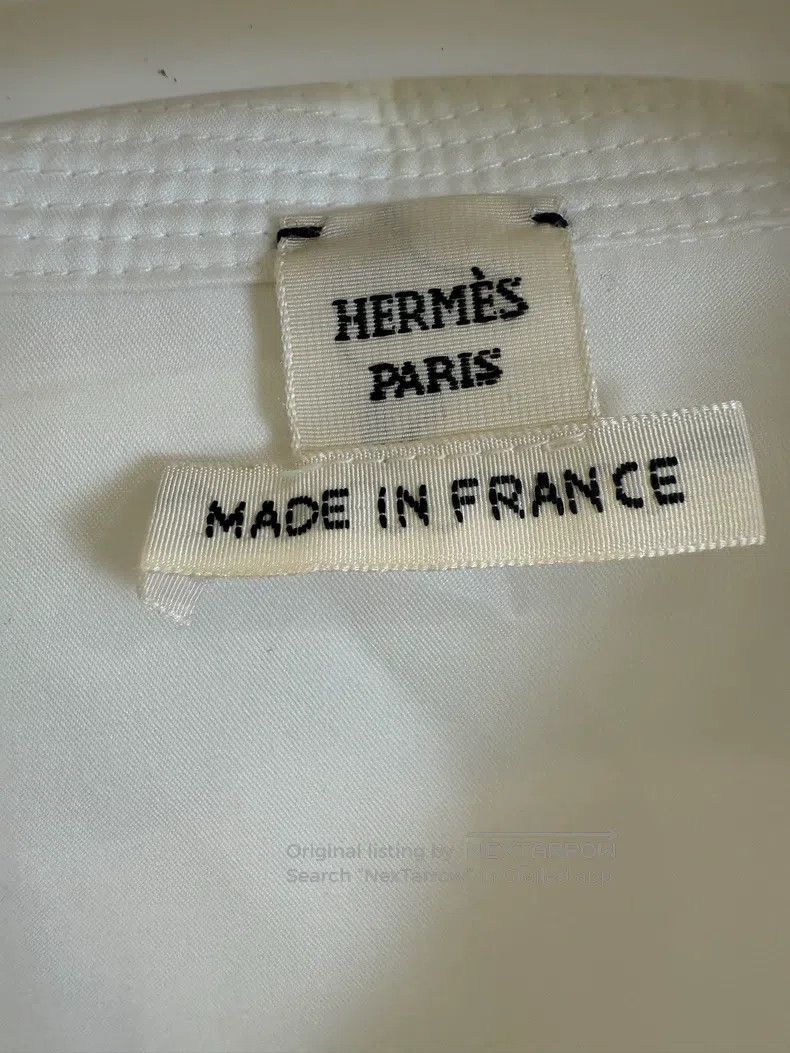 Hermes Hermes Women's Shirt, White Size M / US 6-8 / IT 42-44 - 4 Thumbnail