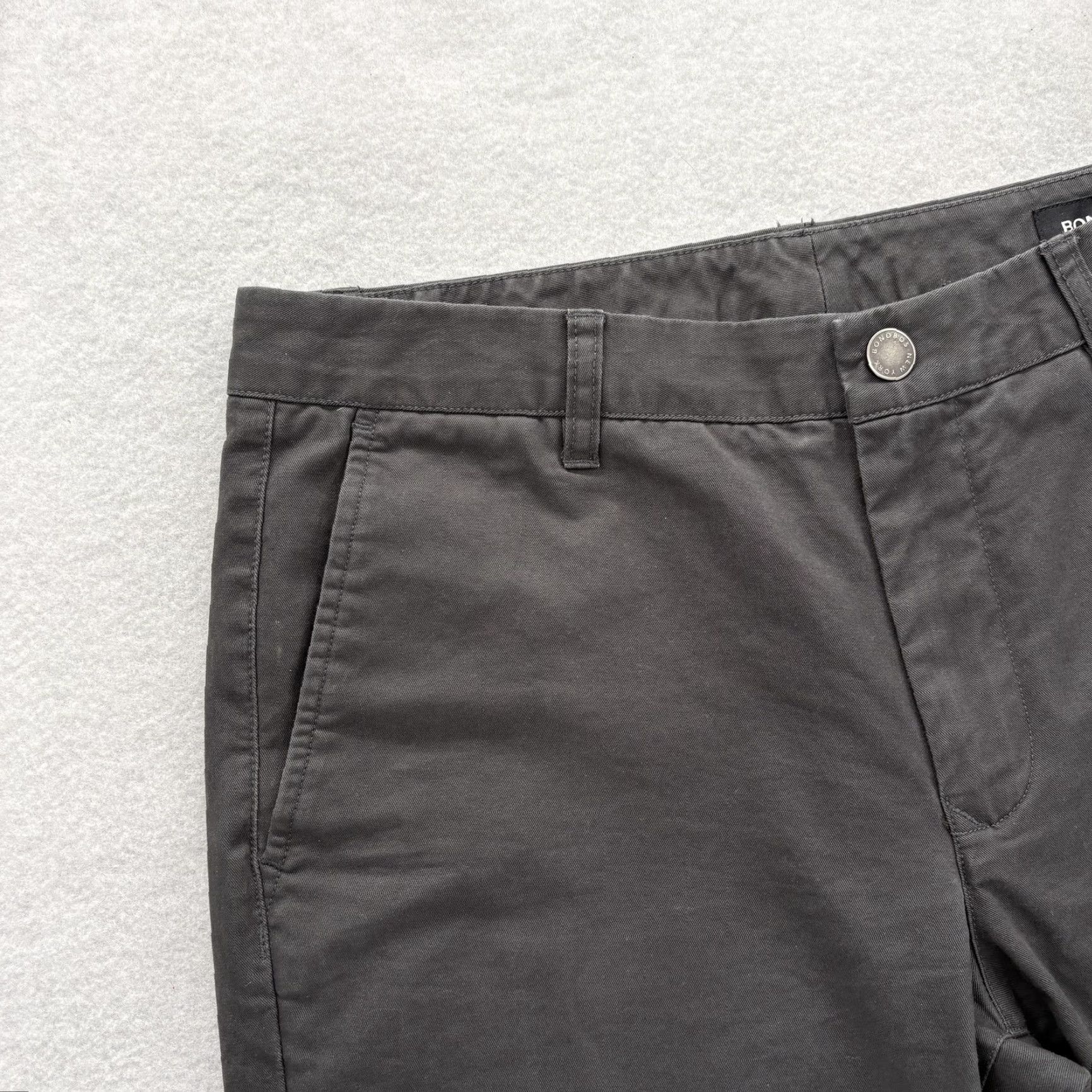 Bonobos Bonobos Chino Pants Mens 32x32 Gray Slim Fit Stretch Casual Work Business Preppy Size US 32 / EU 48 - 3 Thumbnail
