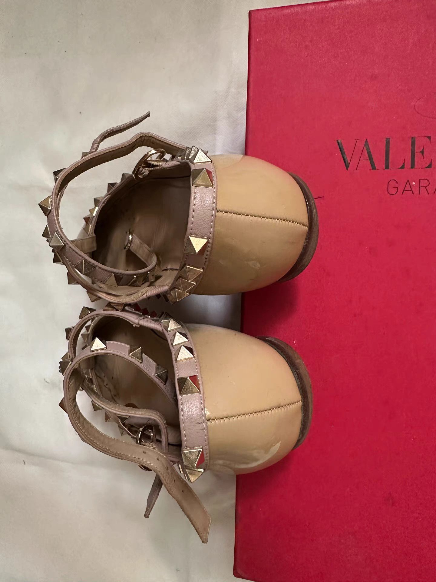 Valentino Valentino Classic Rockstud Flats。Q9 Size US 5.5 / IT 35.5 - 6 Thumbnail